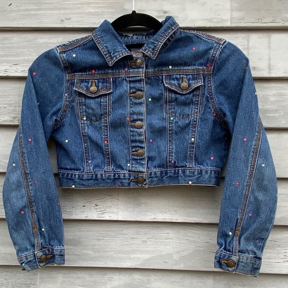 Talbots Jean Crop Jacket